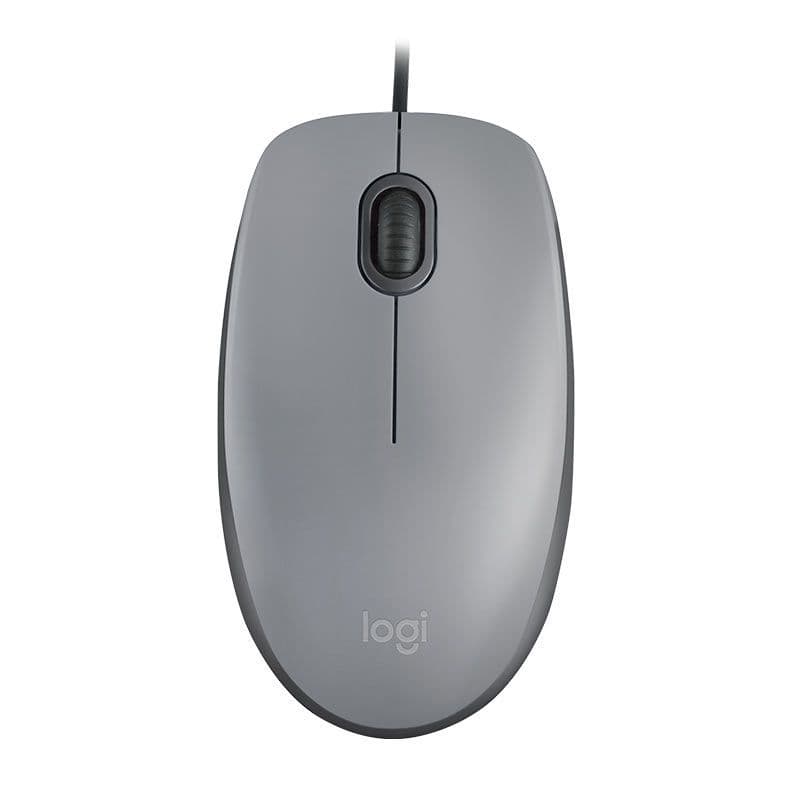 MOUSE LOGITECH M110 CLIQUE SILENCIOSO 1000DPI CINZA