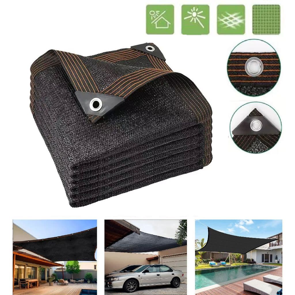 Tela de Sombreamento para Cobrir Garagem e Piscina 3x3 Sombrite 80%