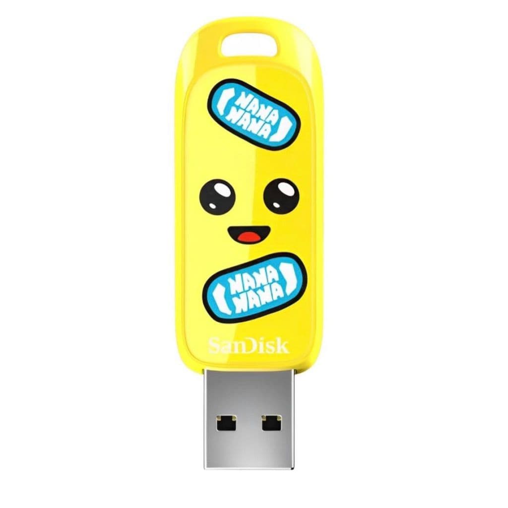 Pendrive Sandisk 64gb Usb 3.2 Fortnite Peely Edition Amarelo