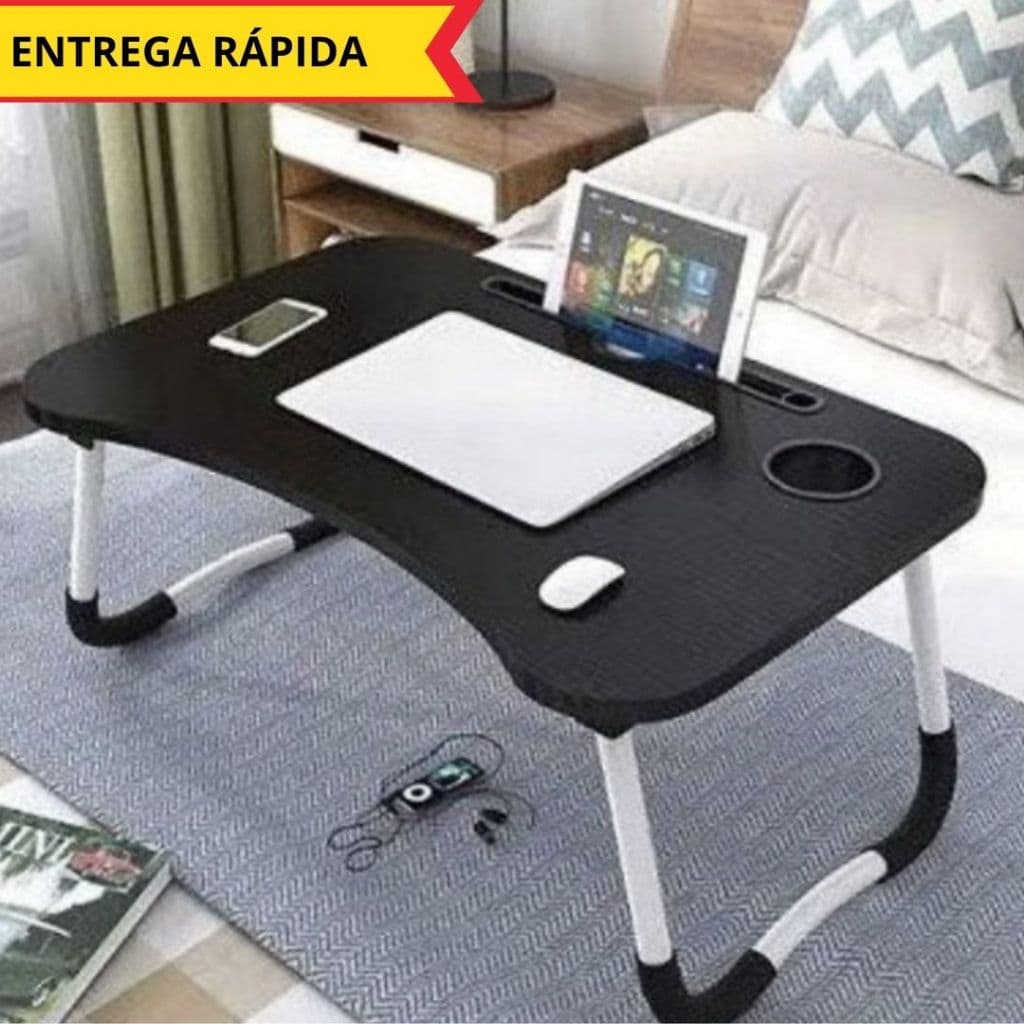 Mesa Notebook Multiuso Dobrável Trabalho Estudo