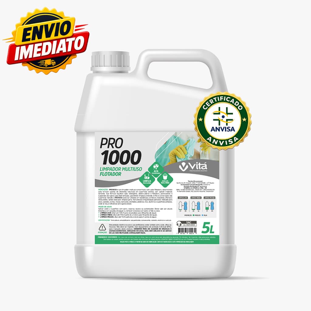 Limpador Multiuso Flotador APC Concentrado Limpa Sofá Estofados Tênis E Banco De Carro