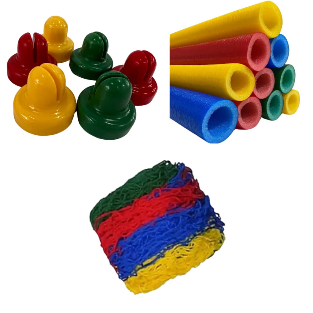 Kit 1,83Mt Com Rede+6Isotubos+6Ponteiras
