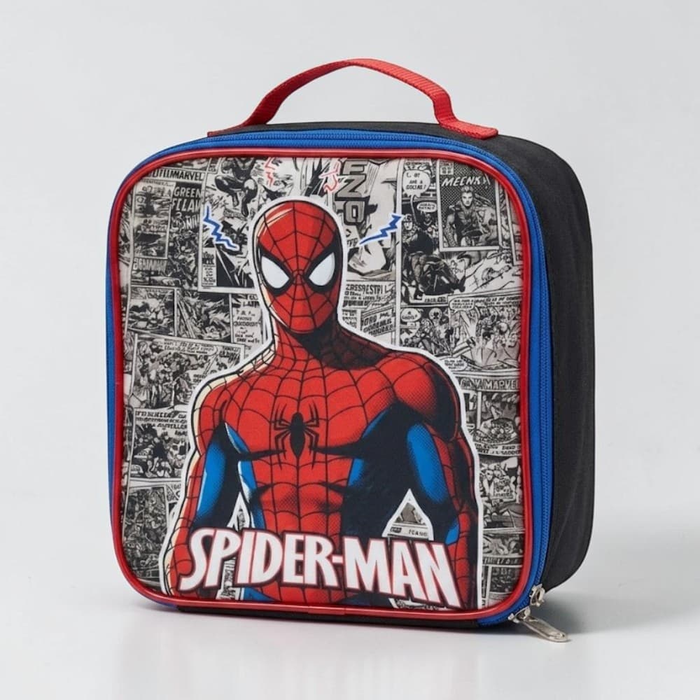 Lancheira Térmica Infantil Escolar Masculina Leve e Prática | Homem Aranha