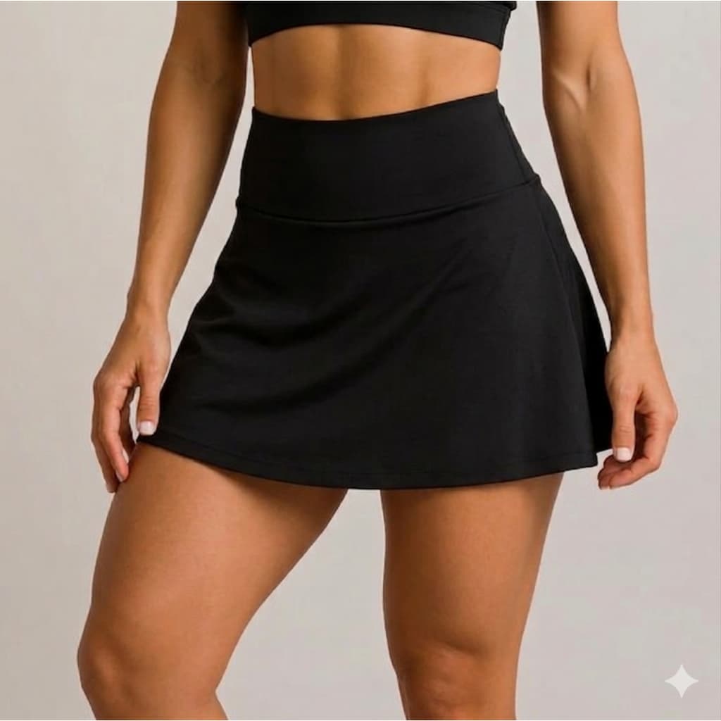 Shorts Saia Legging Femina Academia Beacth Tennis Esporte