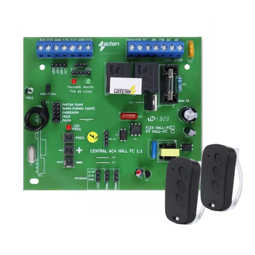 Placa Central Para Motor Rossi Turbo Compatível Com Kxh30fs Sensor HALL com 2 Controles.
