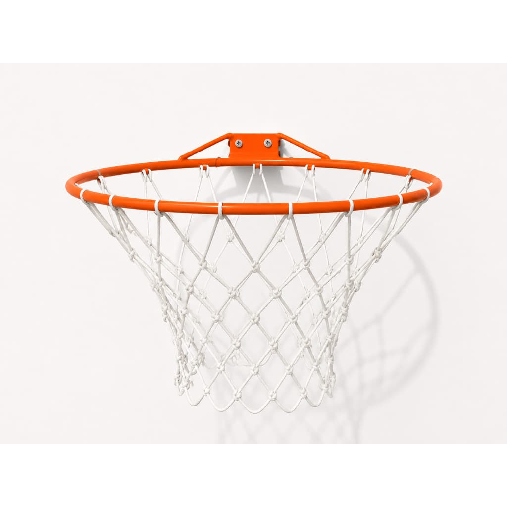KIT 1  ARO DE BASQUETE PARA RECREAÇÃO e 1 REDE DE SEDA  4MM 45 CM