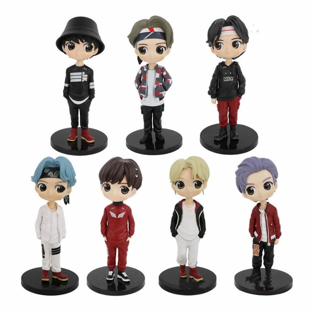 Bonecos Miniatura Kpop BTS Coleção Army, Escolha Seu Favorito Detalhes Incríveis Acabamento Delicado