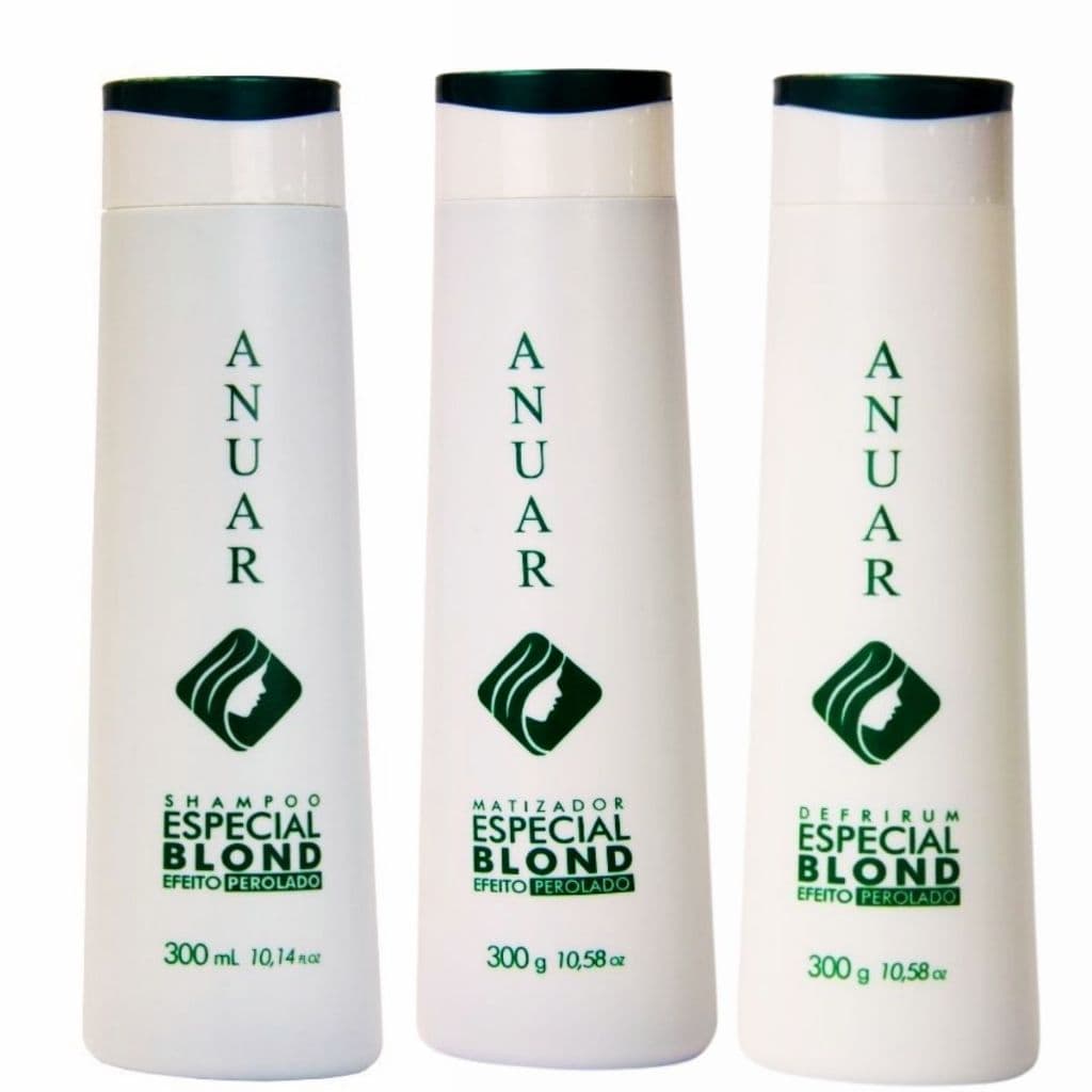 Kit Manutenção Blond Especial Matizador Perolado - Verde - Anuar 900ml