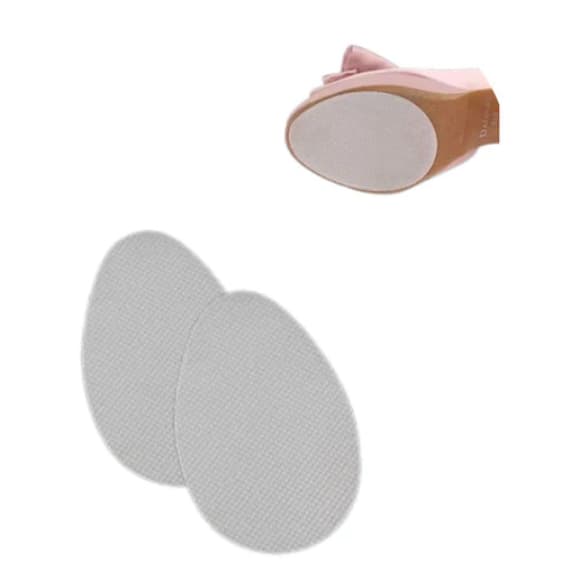 2 Pares Protetor Sola Adesivo Antiderrapante Para Sapato Solado Liso Transparente