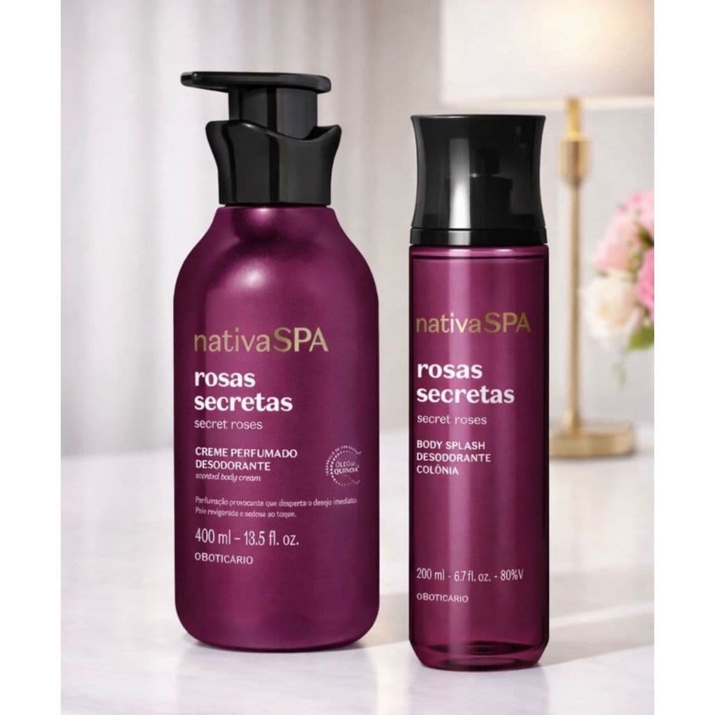 Nativa SPA Rosas Secretas: Pele Radiante e Perfumada o Dia Todo