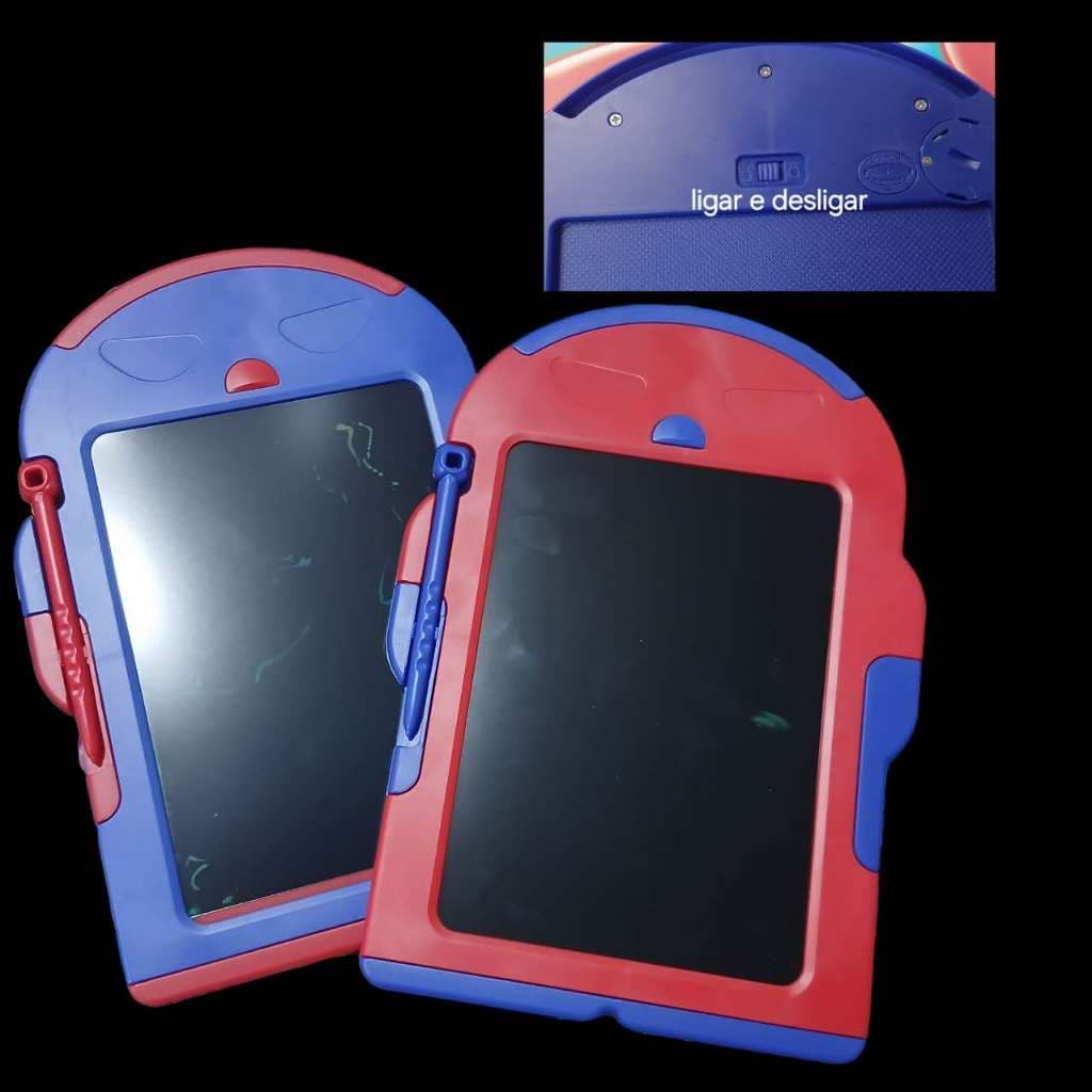 Lousa Mágica Tablet LCD Infantil Escrever Desenhar Colorida com Trava de Segurança