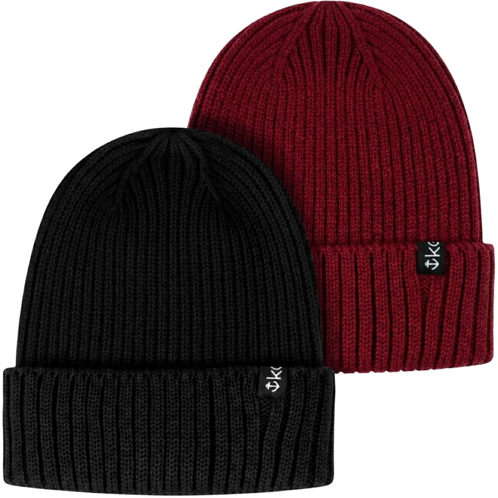 Conjunto Boné Sem Aba Tecido Quente Lã Dobrável Diversas Cores Kit 02 Unidades Você Escolhe Inverno