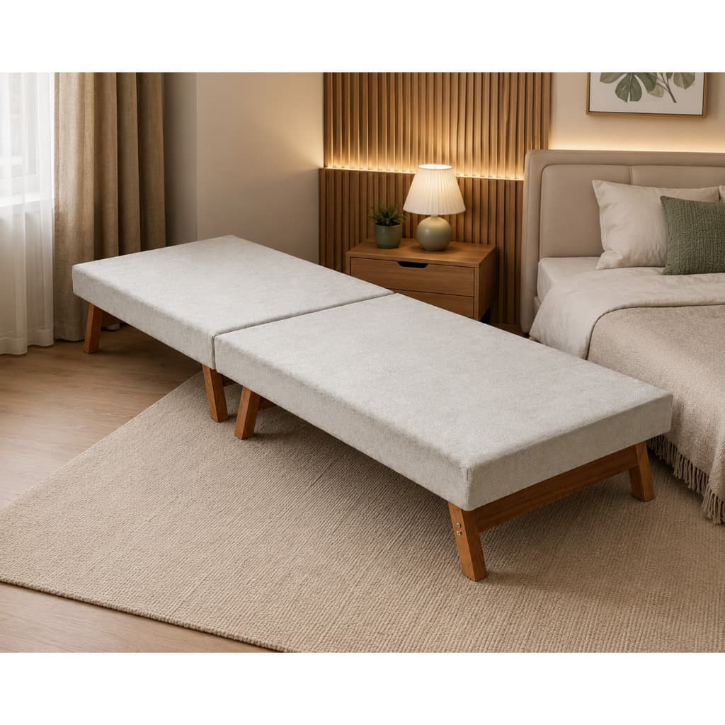 Cama Dobrável Portátil Premium para Viagem/Camping/Hospedes 1,90x80cm