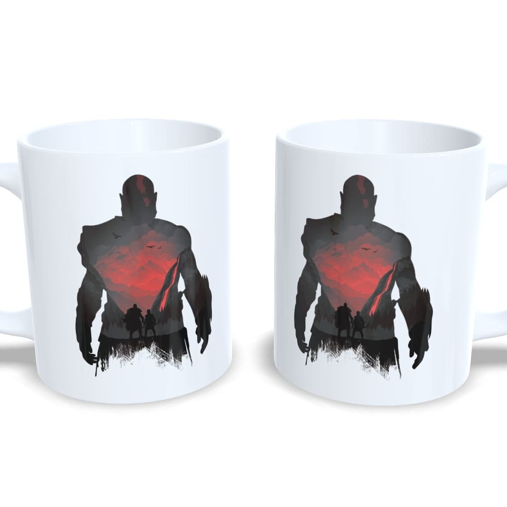 Caneca Personalizada God of War Minimalista