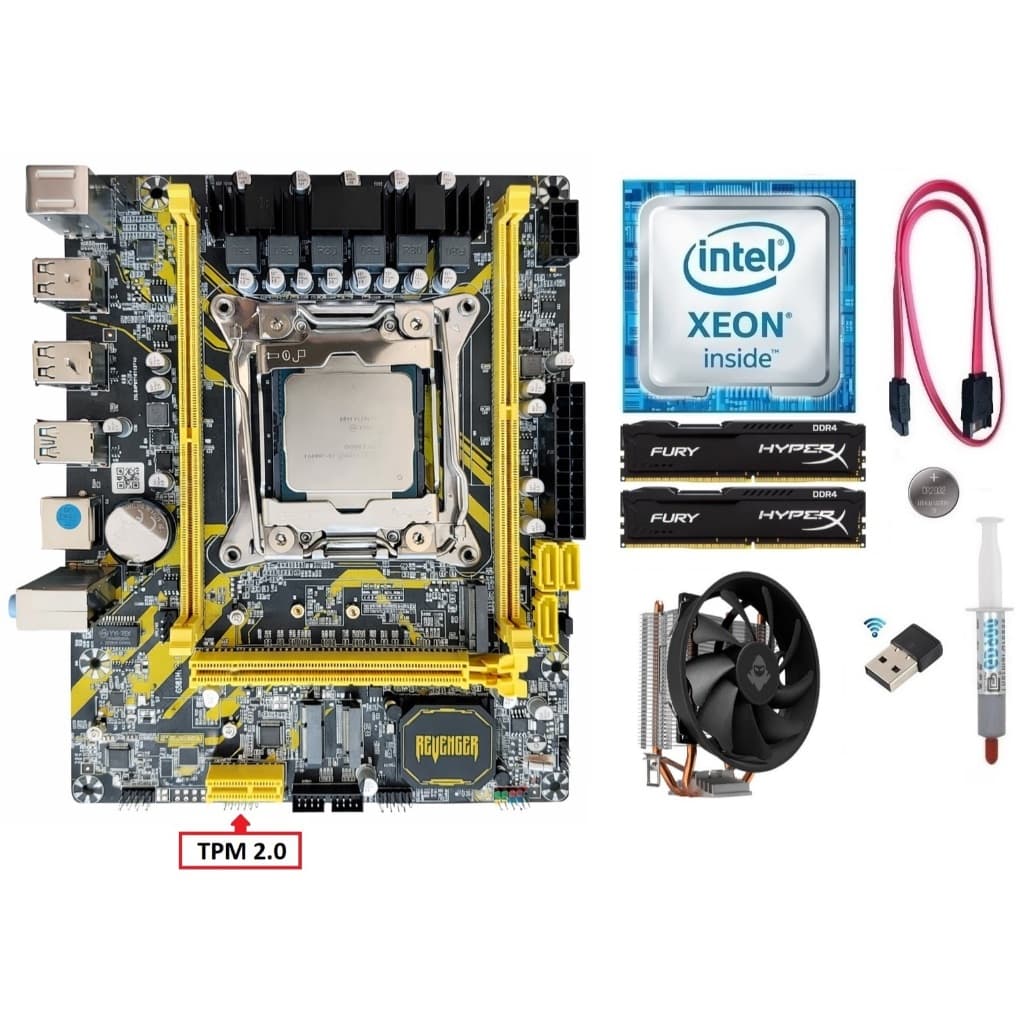 Kit Gamer X99 Xeon E5 2680 v4/ 8GB-16GB DDR4/ Cooler/ Wi-fi