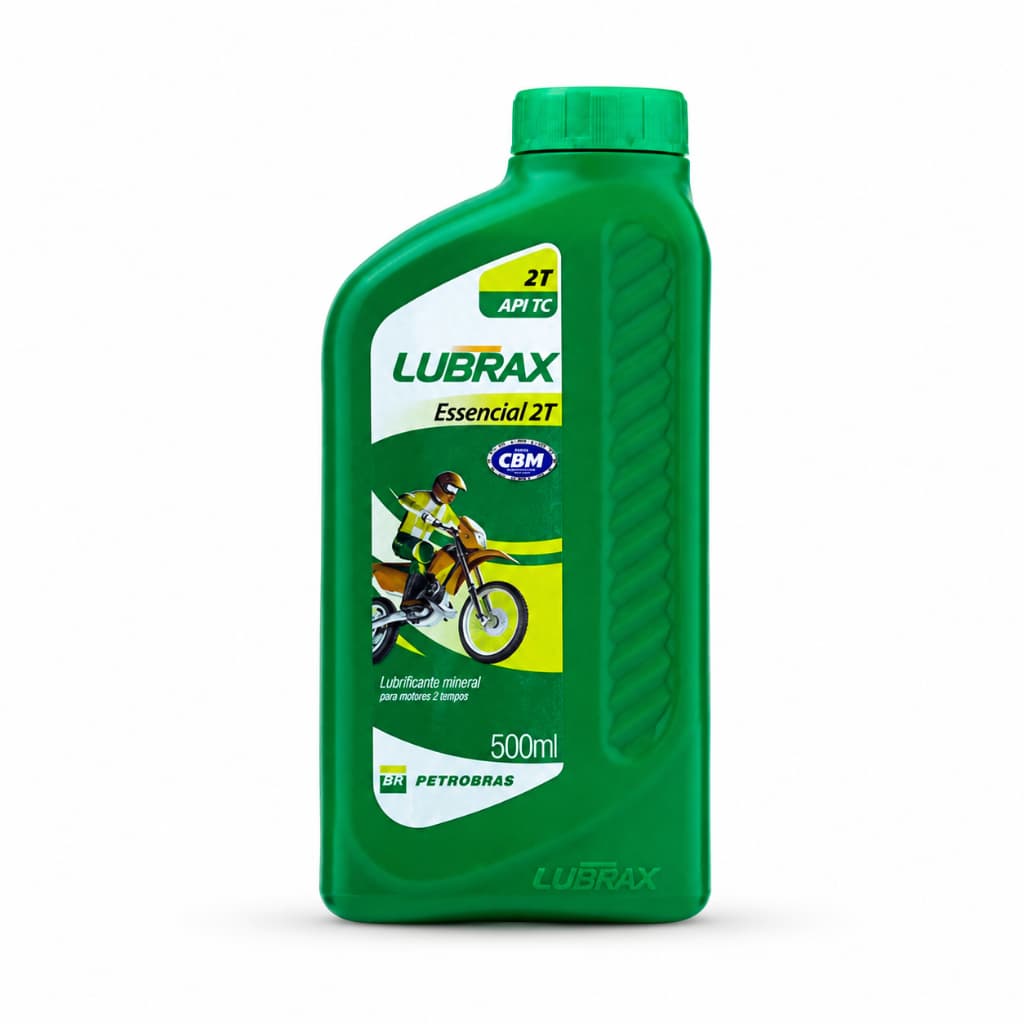 Óleo Mineral Lubrax Essencial 2 Tempos TC 500ml Lubrificante Motos