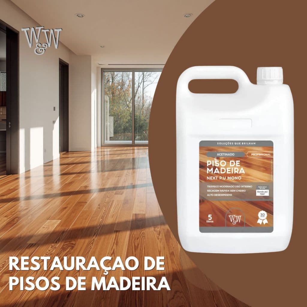 W&w Next Vernize Monocomponente Acetinado 5l Madeira