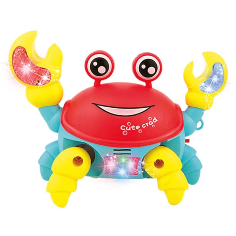 Caranguejo Brinquedo Fujão Sensor Dança E Som Eletrônico