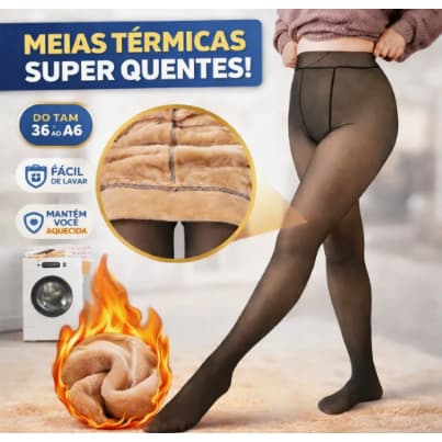 Meia Calça Aveludada Peluciada Térmica