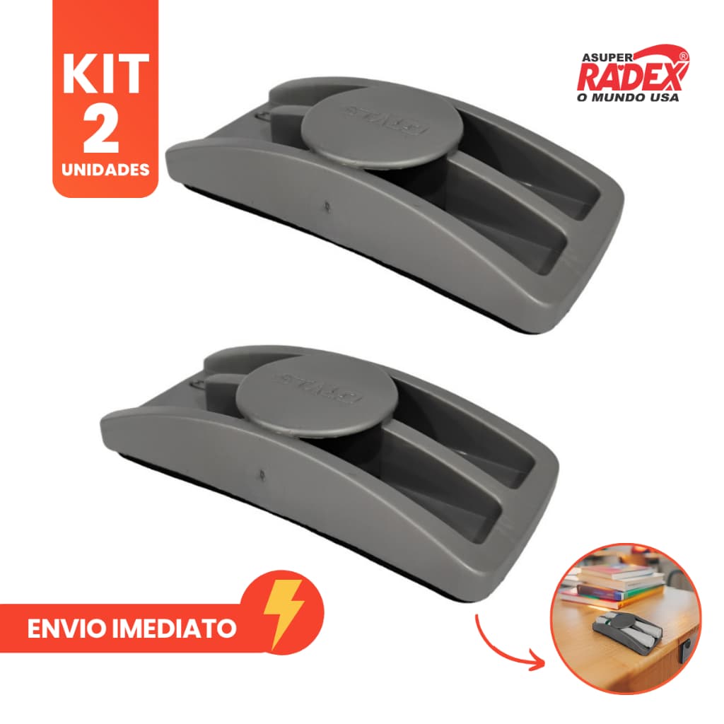 Kit 2 Apagadores Para Quadro Branco Com Porta Caneta