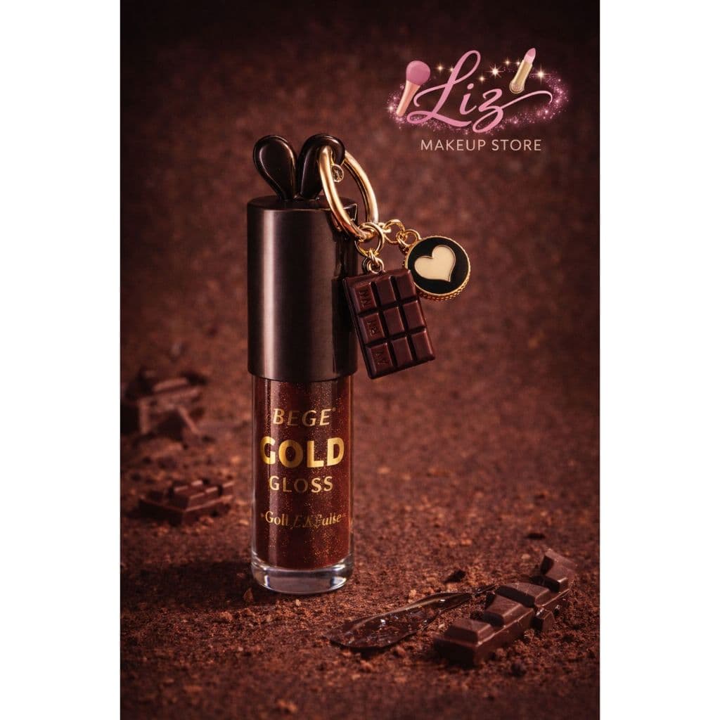 Gloss Labial Sabor Chocolate Hidratante Brilho Intenso Infantil e Adulto