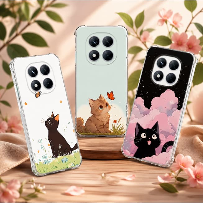 CAPA CAPINHA HEX COMPATIVEM COM REDMI NOTE 15 4G, 15 5G E 15 PRO PLUS DESENHO VARIADO GATO ANTI IMPACTO