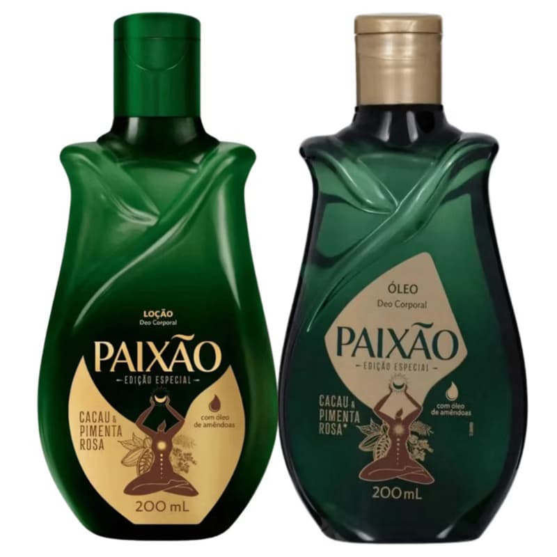 Kit Paixão Hidratante Corporal  + Óleo Corporal 200ml