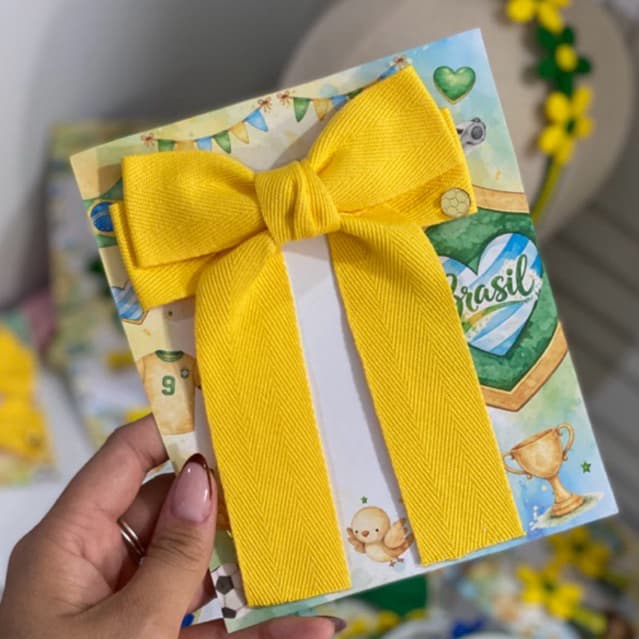 Laços com Pontas infantil e Adulto Copa do Mundo Infantil Tiara, Faixinha e Hair Clip Brasil