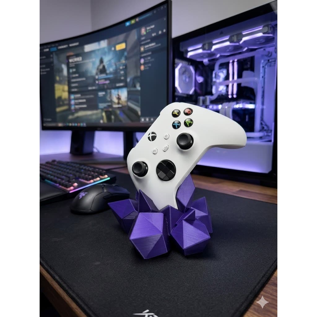 Suporte Formato Cristal para Controle Xbox PS4 PS4 Varias Cores