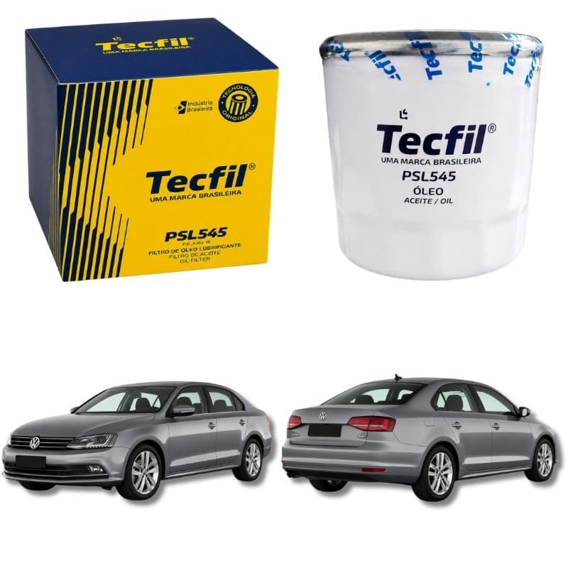 Filtro Óleo Tecfil PSL545 Jetta 1.4 TSI Gasolina 2016 A 2018