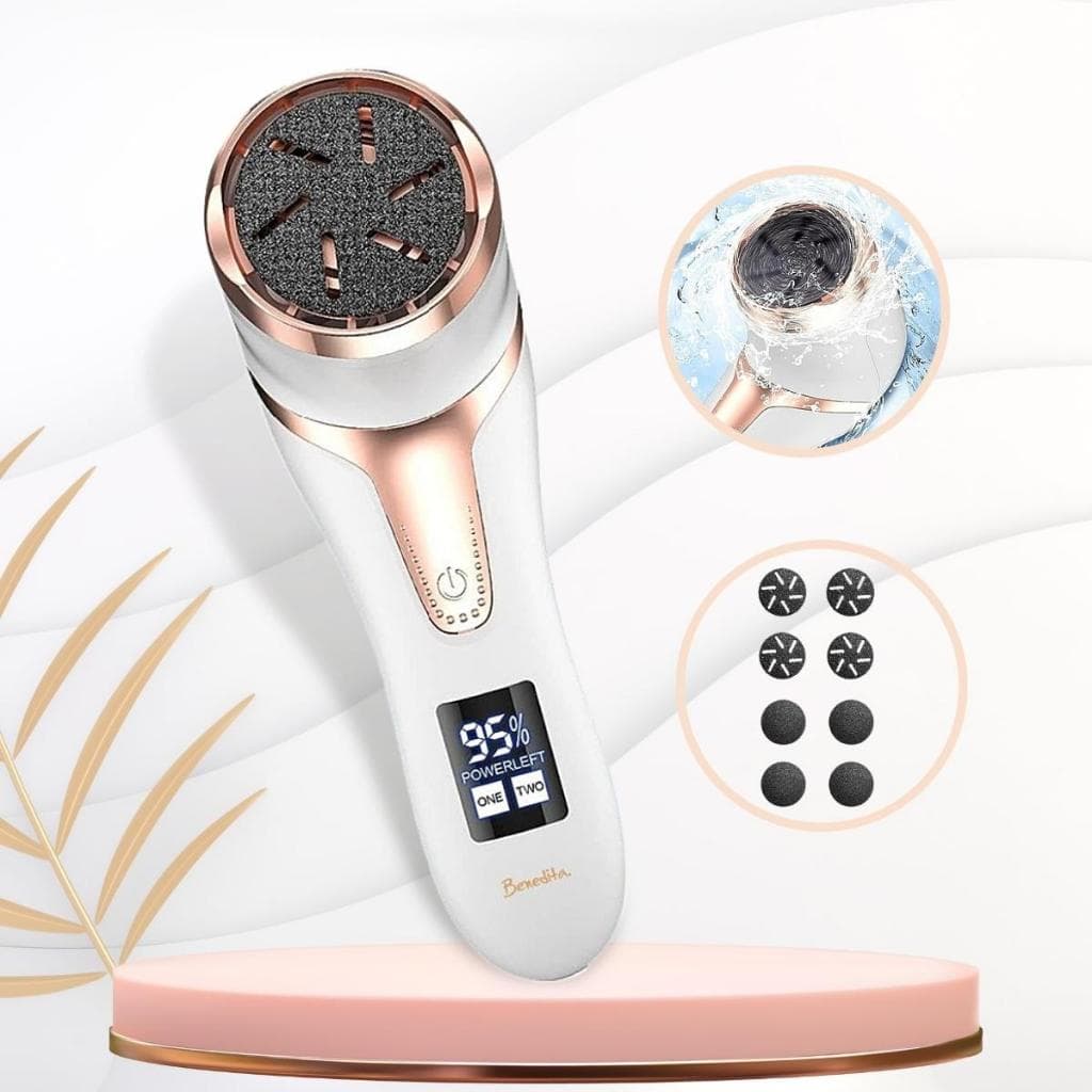 Removedor de Calos e Rachaduras Eletrico para Pés Esfoliante Premium Lixa