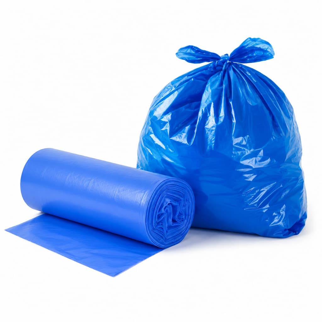 Saco Lixo Azul Rolo Vários Tamanhos Resistente 15L 30L 50L 100L