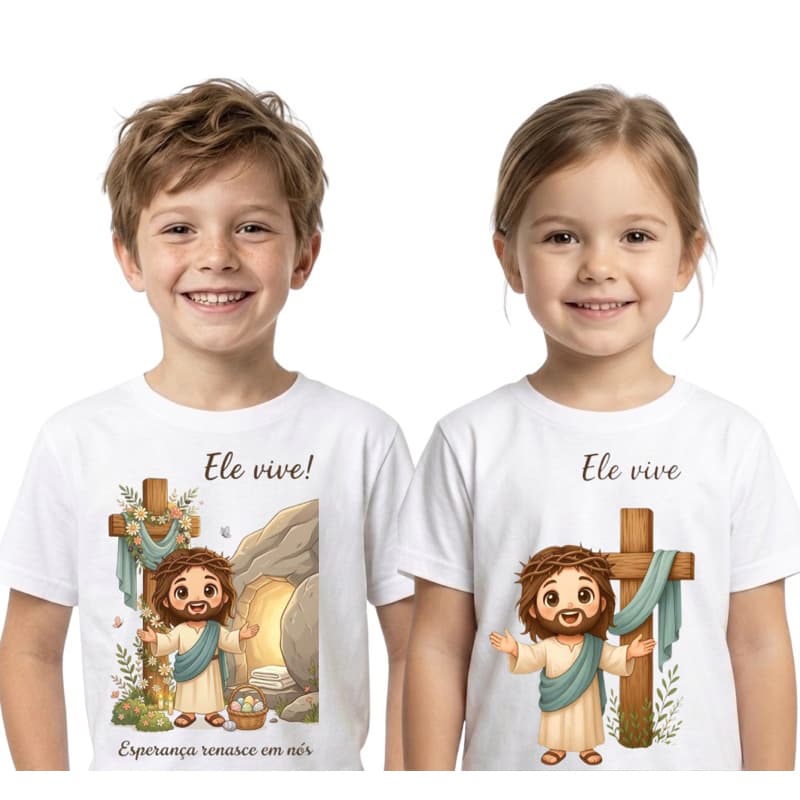 Camiseta Camisa T-shirt Blusa Unissex Infantil Ele Vive