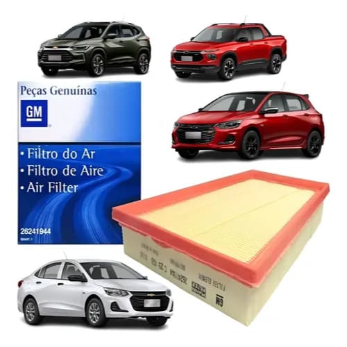 Filtro de ar Montana Onix e Tracker GM - 26241944