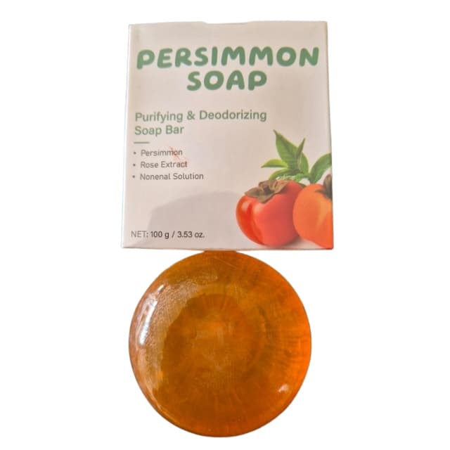 Sabonete Barra De 100g de Caqui E Chá Verde Para Odor Corporal 01 Un