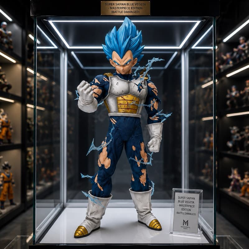 Action Figure Vegeta Blue 28Cm Dragon Ball Super Banpresto Original