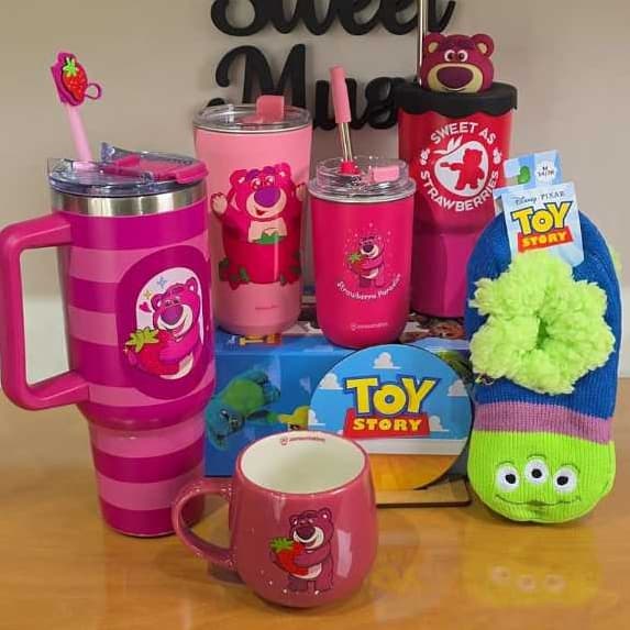 Lotso Toy Story Et Alien Planet Copo Garrafa Caneca Meia Térmico Pantufofa Térmica Licenciado