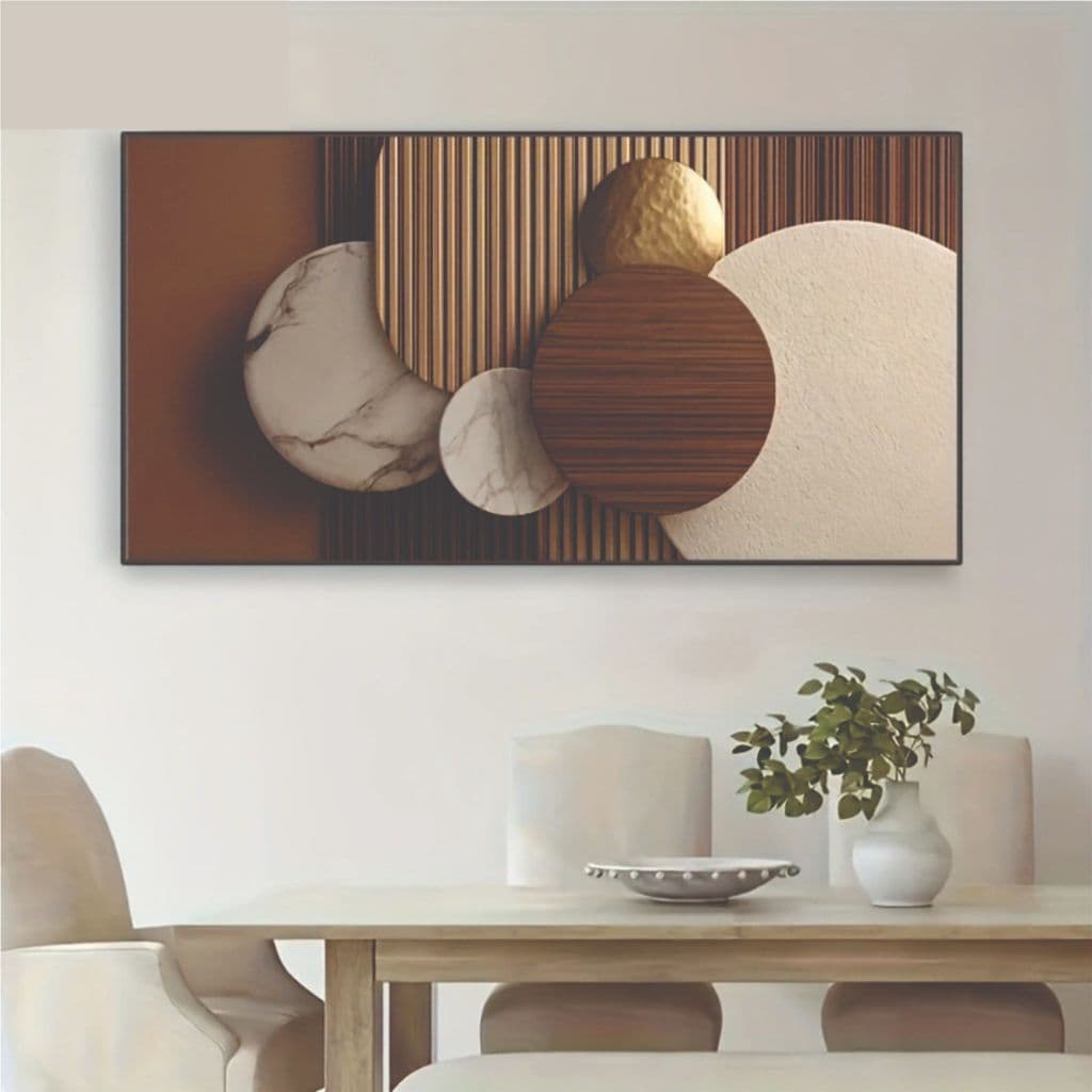 Quadro Decorativo 110x80cm classe leveza beleza luxuoso Decore Sala Quarto Copa consultório