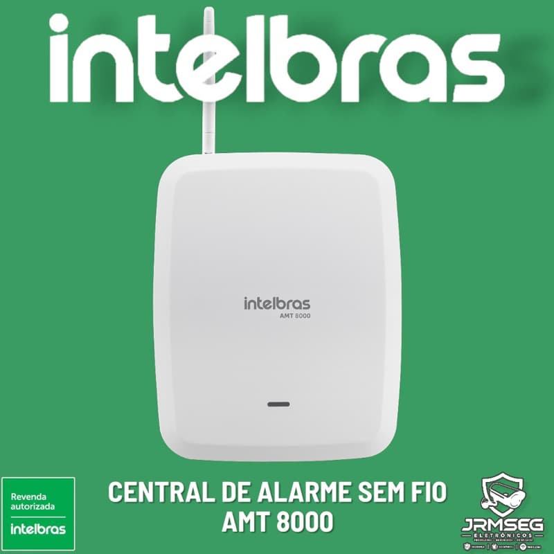 AMT 8000 Central de alarme sem fio contra roubo Intelbras