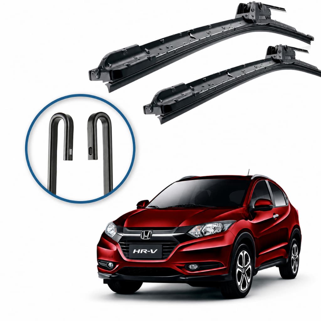 Kit Palheta Limpador Para-brisa Honda HR-V 2015 a 2018 Original Dianteira