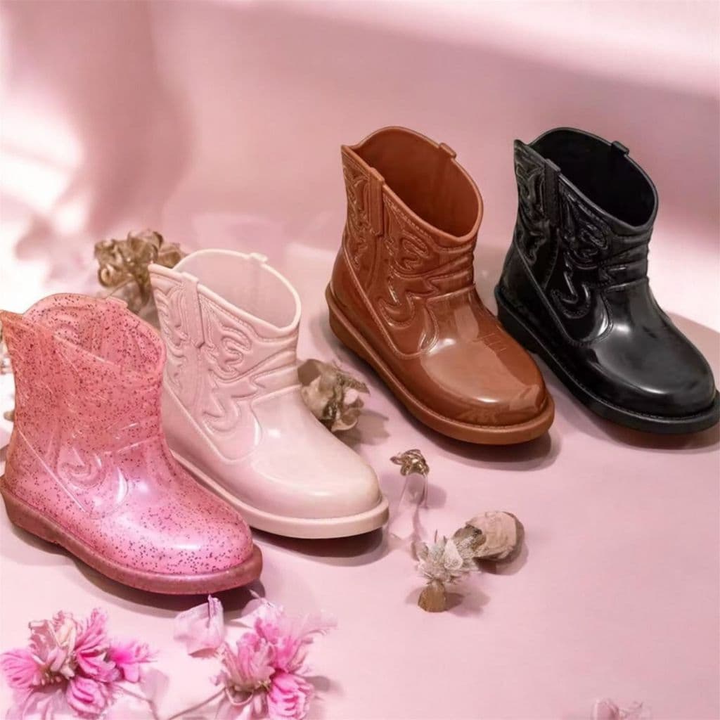 Bota Texana Infantil Galocha Emborrachada Menina - Galocha Infantil Feminina