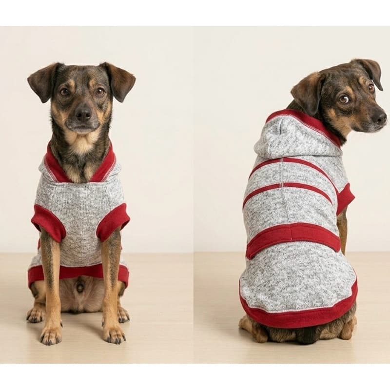 Roupinha Pet De Capuz SORTIDA Roupa De Cachorro Tricot Pequeno Porte