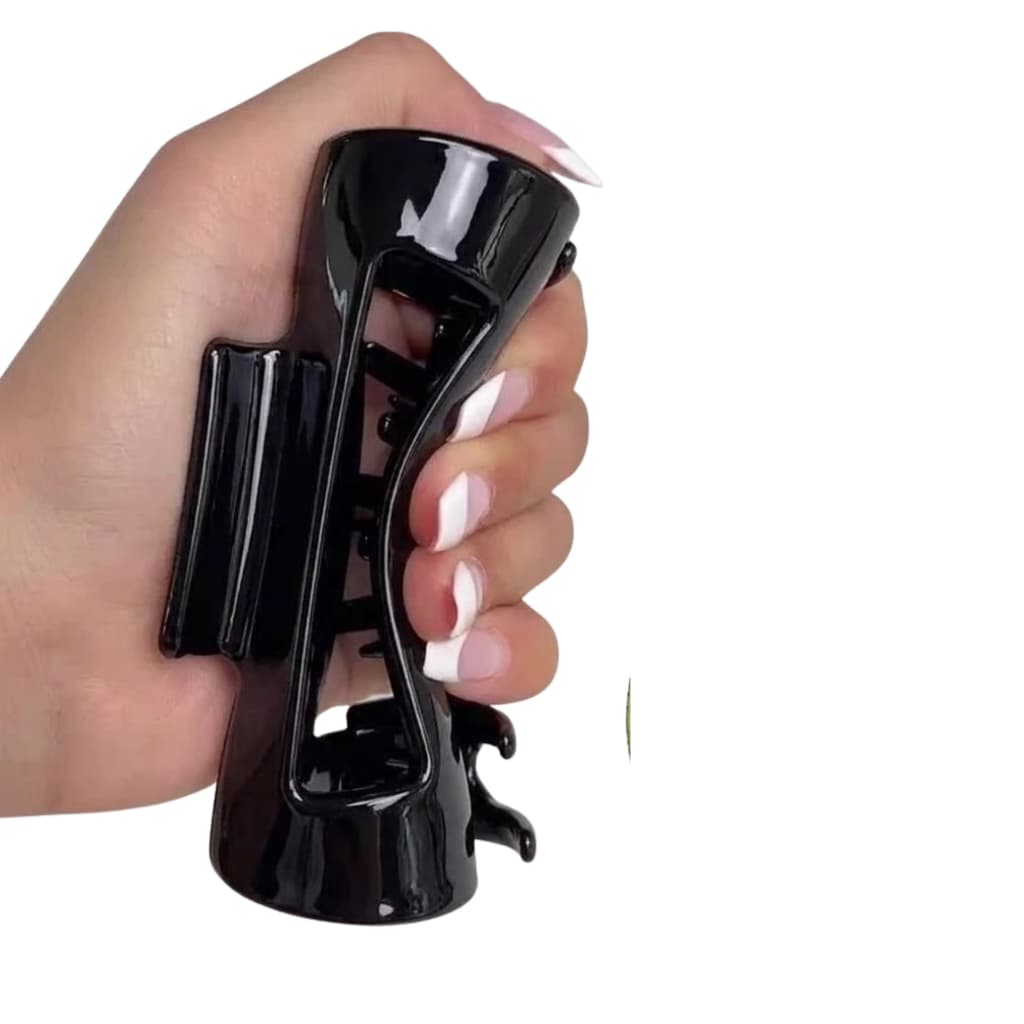 Piranha/presilha Cabelo Retangular Média Silicone Não Quebra