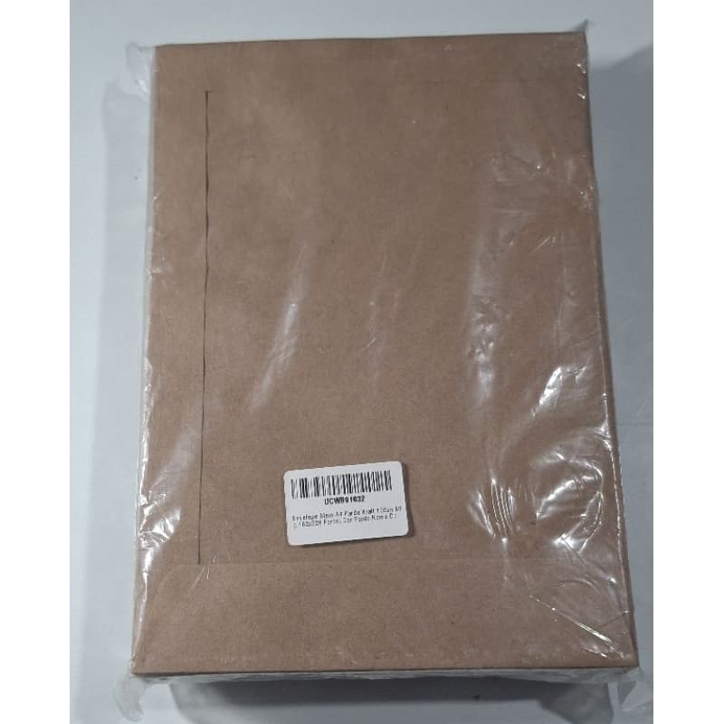 Envelope meio A4 Kraft 100un Foroni 162x229 cor Pardo