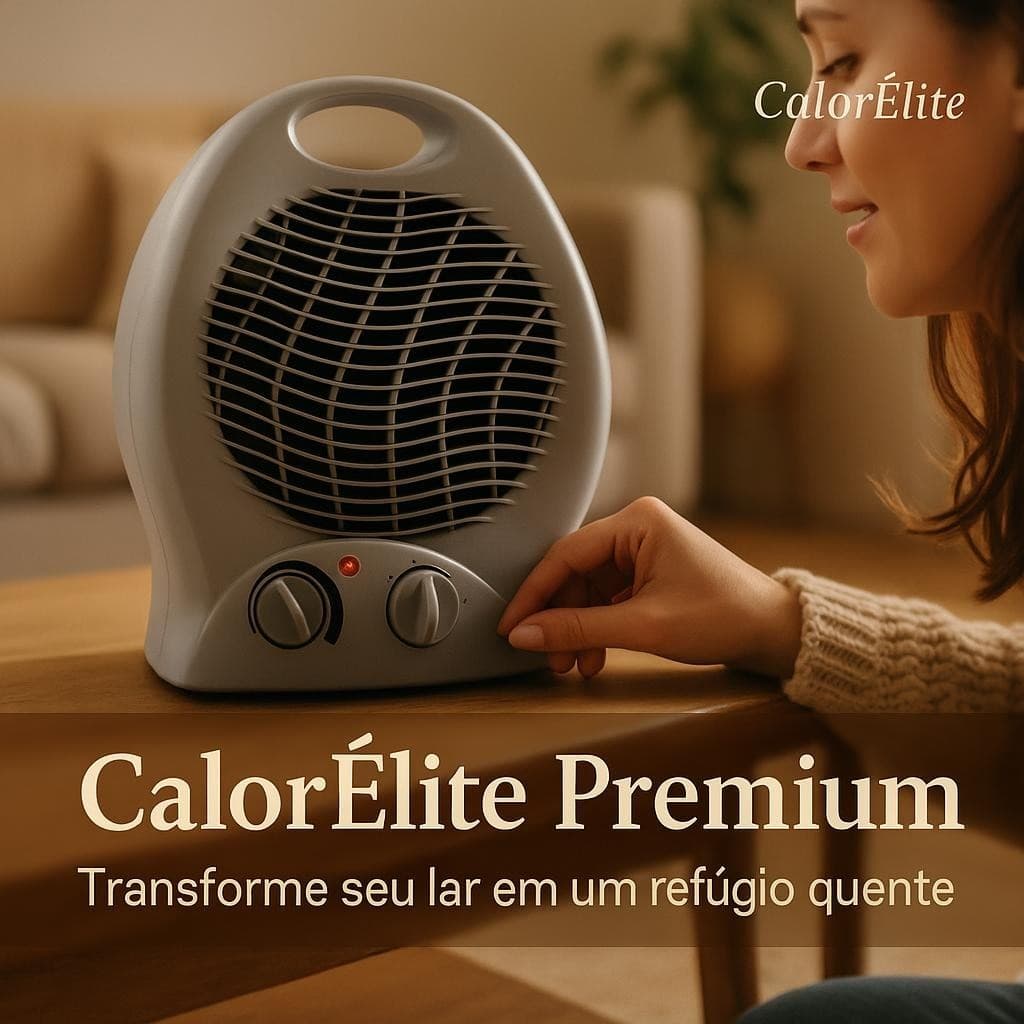 Aquecedor Eletrico 220v e potencia 2000W Aquecimento Rapido Economico Compacto Portatil Cinza