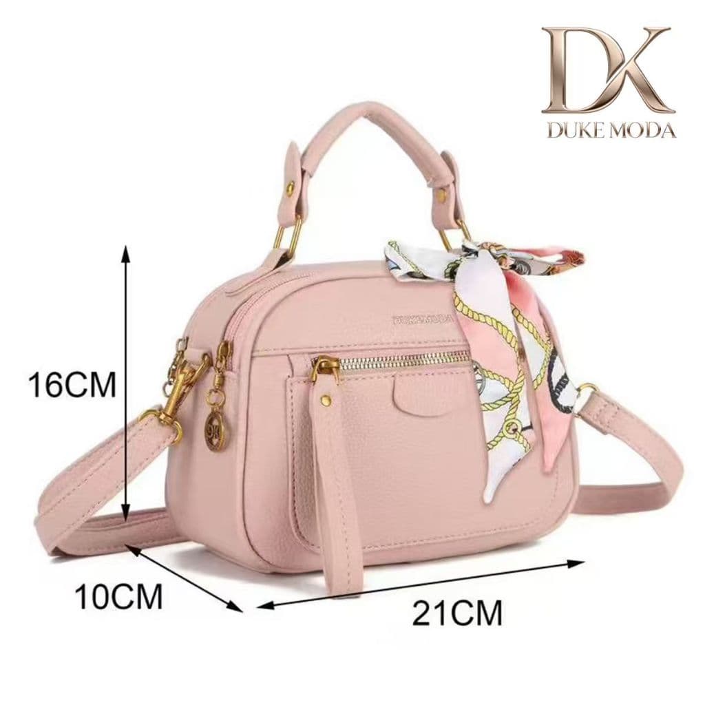 DUKEMODA Bolsa Feminina Baú Transversal Ombro Mao Alça Removivel Couro PU DEC6135