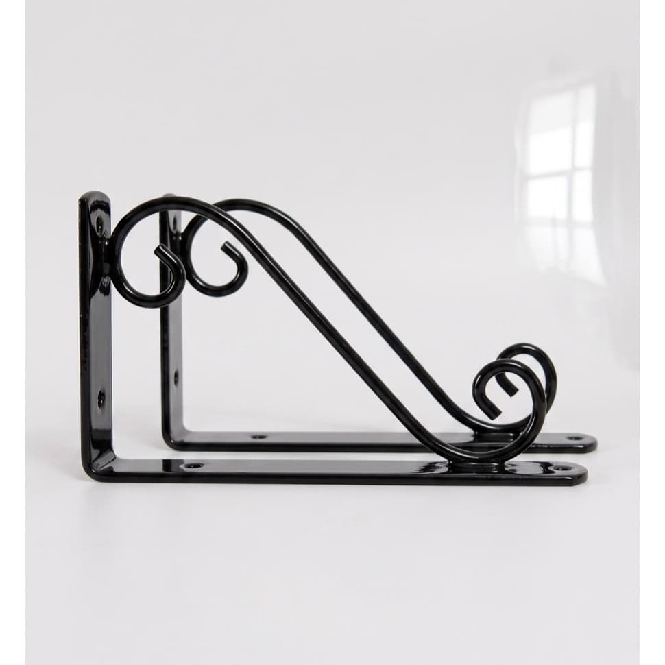 2 Uni. Suporte Invertido Decorativo P/ Prateleiras De 30cm