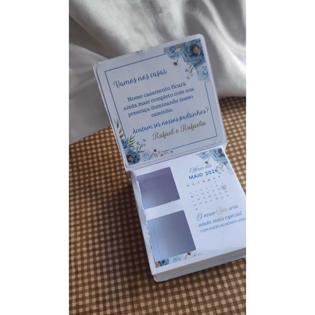 Convite para padrinhos| Personalizado | Casamento