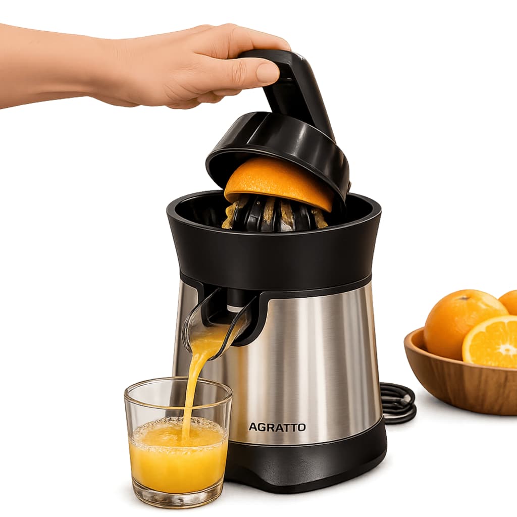 Espremedor De Frutas Agratto Aroma 120w Preto Inox MCSB