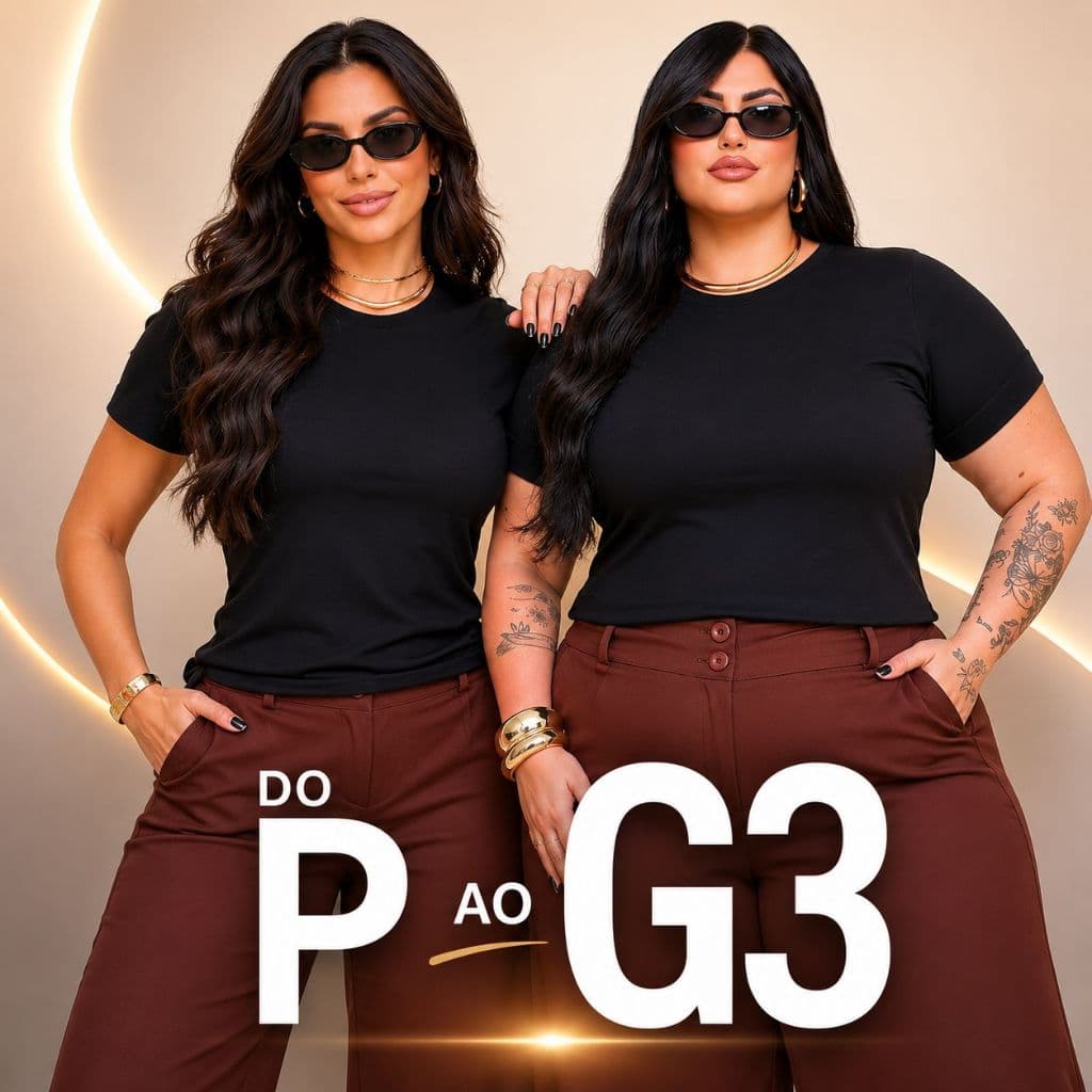 T Shirt Blusa Lisa Básica Feminina 100% Algodão Premium P ao Plus Size Camiseta Lisa Manga Cuffed